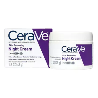 Cerave Crema De Noche Con Niacinamida Y Ácido Hialurónico Tipo De Piel Cualquiera