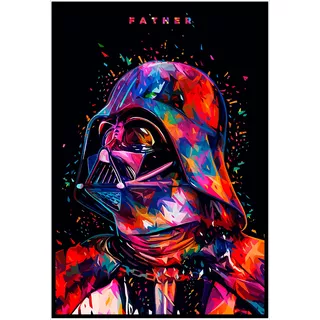 Cuadro Poster Premium 33x48cm Star Wars Darth Vader