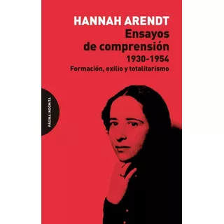 Ensayos De Comprension 1930-1954 - Arendt,hannah