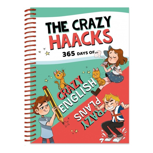Libro Agenda The Crazy Haacks Y Actividades En Inglés (seri