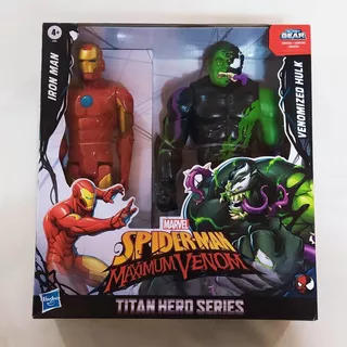 Muñecos Iroman Hulk Titan Hero Series Venom Original 