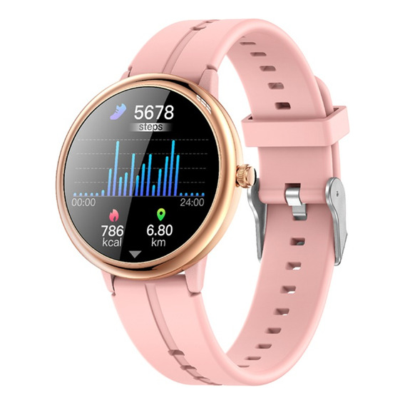 Smartwatch Reloj Inteligente Jd Paris Lite Rosa 1.1  Spo2 -*