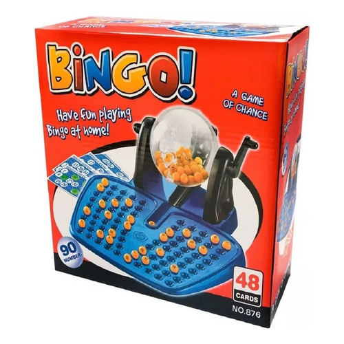 Juego De Mesa Bingo Sebigus Con Bolillero Y Base