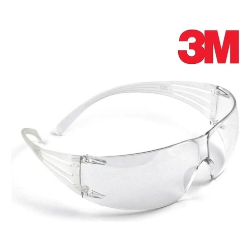 Anteojo De Seguridad 3m Secure Fit 201 Af Transparente