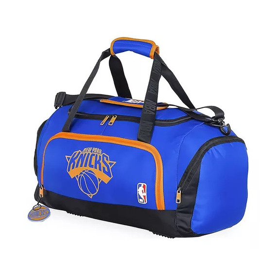 Bolso Nba Knicks Azul Reforzado Gym Botinero Crossfit Urbano NBA Teams New York Knicks