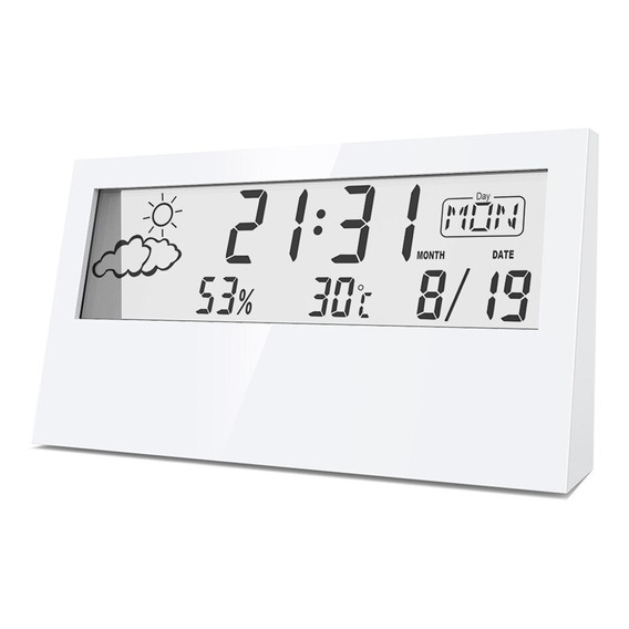 Estacion Meteorologica Termohigrometro Digital Calendario Hs