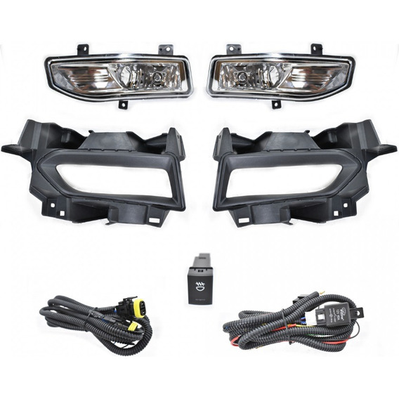 Kit Faros De Niebla Para Nissan Versa 20-22 C/arnes Y Switch