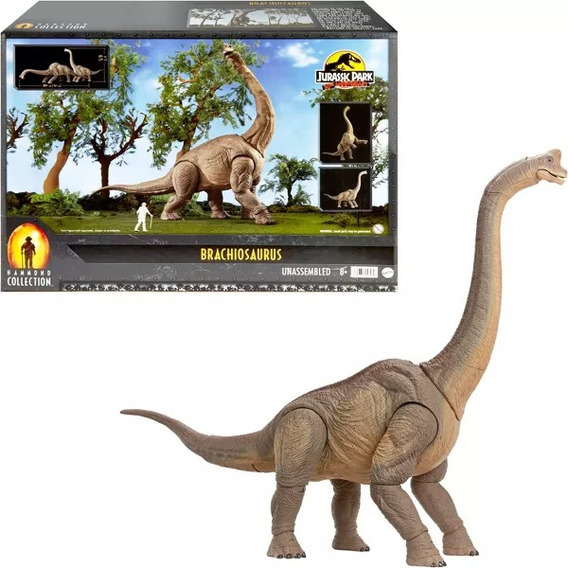 Jurassic World Dinosaurio de Juguete Hammond Collection Brachiosaurus para niños de 8 años en adelante