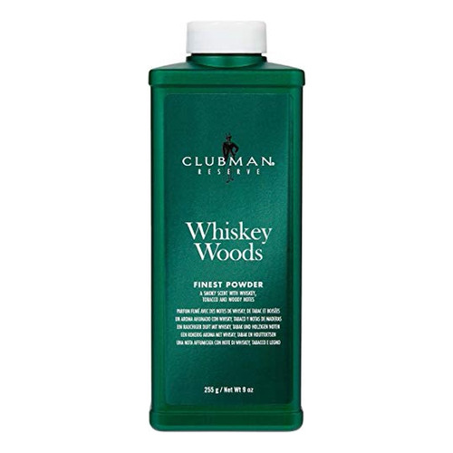 Clubman Reserve Whiskey Woods Powder Talco Pinaud 255g