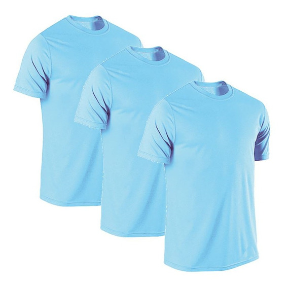 Camisetas Dry Cool Sublimable Poliéster Pack X 3 Disershop