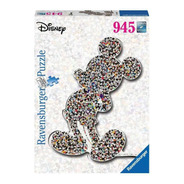 Rompecabezas Ravensburger Silhouette Disney Mickey Mouse Shaped 16099 De 945 Piezas