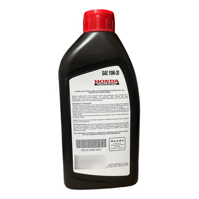 Aceite 4 Tiempos 10w30 Honda Motos Motobombas Generadores