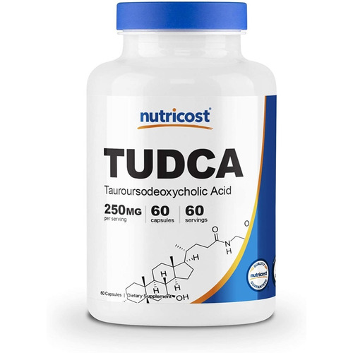 Nutricost Tudca Tauroursodeoxycholic Acid 250mg 60 Capsulas