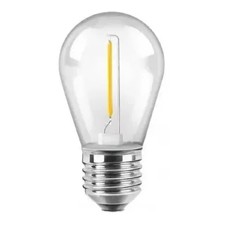Lámpara Led S14 E27 1w. Filamento Indivor Color De La Luz Blanco Cálido