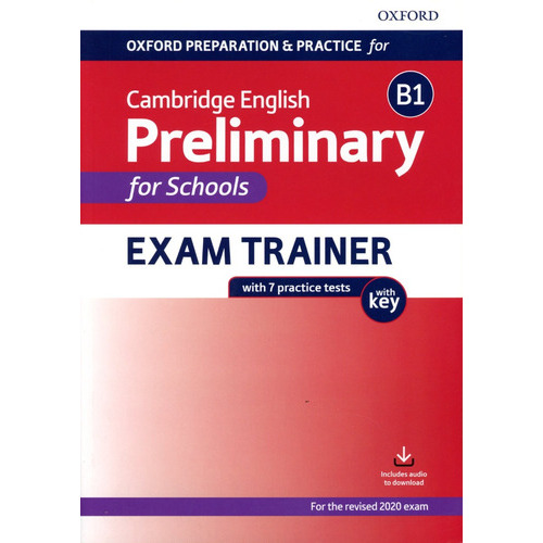 Oxf.prep. & Pract. For Camb.preliminary For School - Exam Tr, De Grupo Editor. Editorial Oxford, Tapa Blanda En Inglés