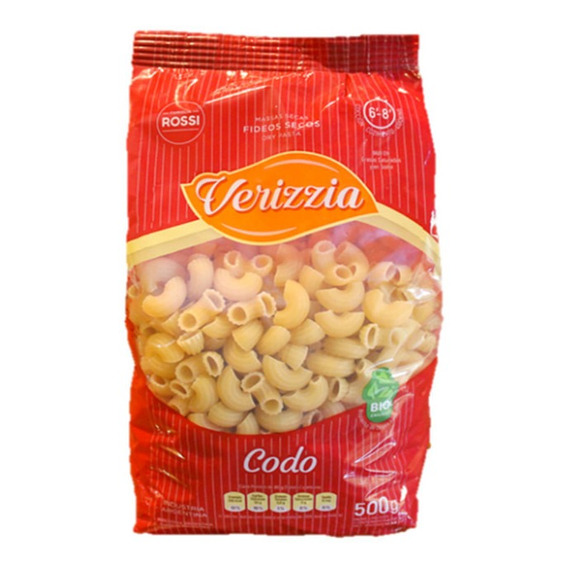 Fideos Codo Verizzia 500 G