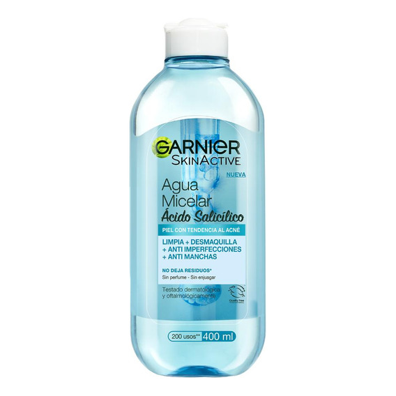 Agua Micelar Garnier Aclara Anti Acné 400ml