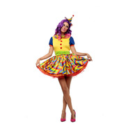 Disfraz Payasita Funny Colors Mujer Halloween Disfraz Fiesta