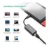 Adaptador De Red Rj45 A Tipo C Ethernet 1000mbps Gigabit Color Negro