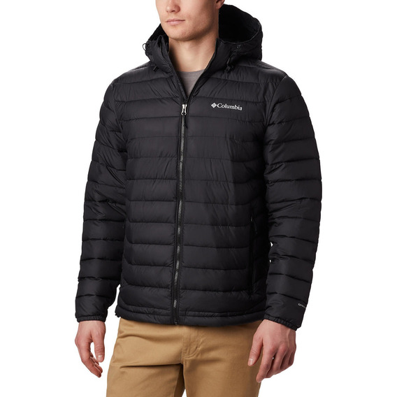 Casaca Columbia Powder Lite Hooded Negro