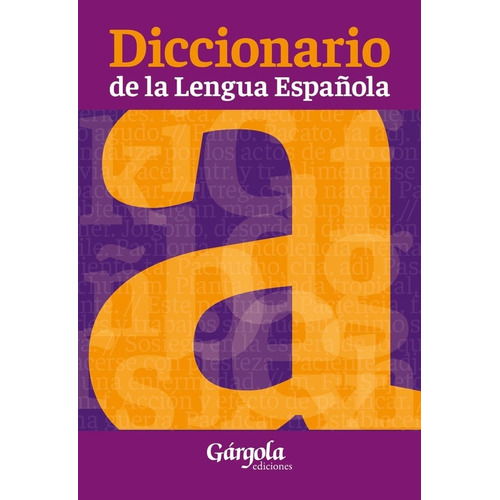 Diccionario De La Lengua Española - 2da Edicion - Gárgola Ed