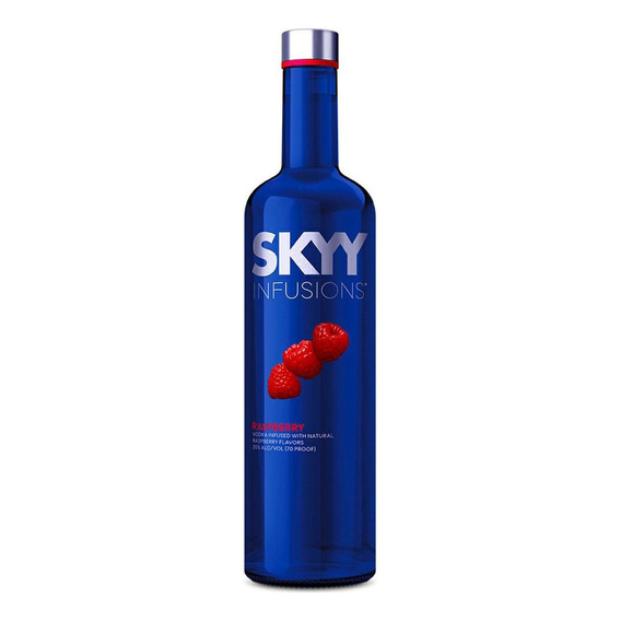 Paquete De 3 Vodka Skyy Infusions Raspberry 700 Ml