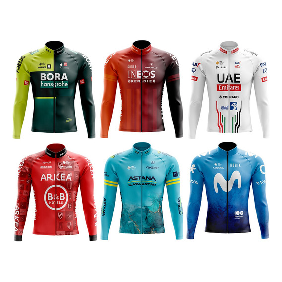 Jersey Ciclismo Ruta Mtb Equipos 2024 Largo Nacional