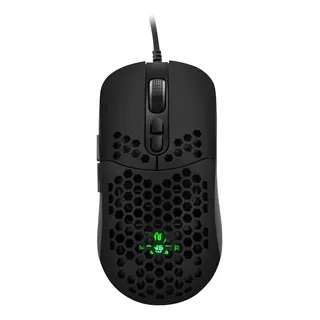 Mouse Gamer Monster Games Honeycomb Fps 6400 Dpi Rgb Usb Pc Color Negro