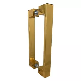 Puxador Dourado Para Portas E Box De Vidro 20cm