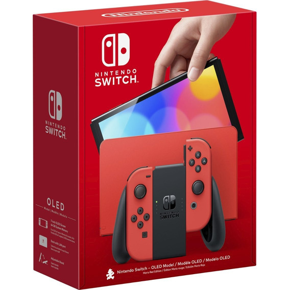 Nintendo Switch Oled 64gb Roja Edicion Limitada Mario