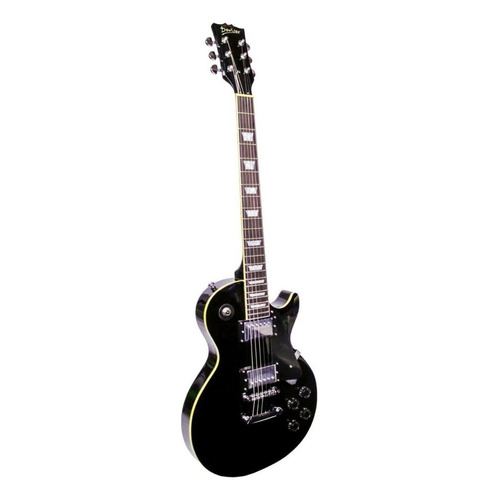 Guitarra eléctrica Deviser L-G9 les paul de tilo black con diapasón de palo de rosa