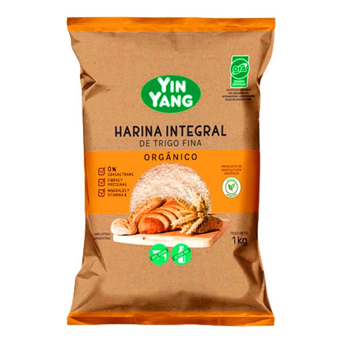 Harina Integral Organica Yin Yang - 1 Kg
