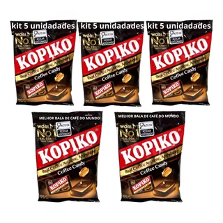 Bala Cafe Kopiko Importado 120g Coffee Candy- Kit 5 Pacotes