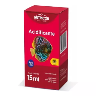 Condicionador De Água Nutricon Acidificante Aquários 15ml