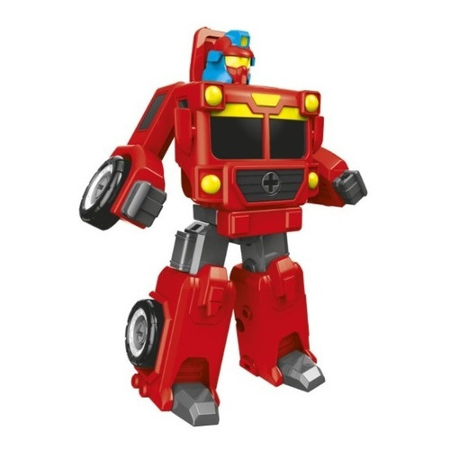 Robot Camión Bombero Convertible 3 En 1 Transformers Ditoys
