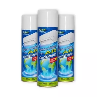 12 Espuma Spray Para Limpeza De Ar Condicionado Ar Da Terra