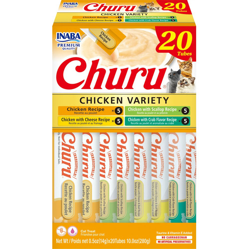 Snack Para Gato Churu Pollo X20 - Unidad