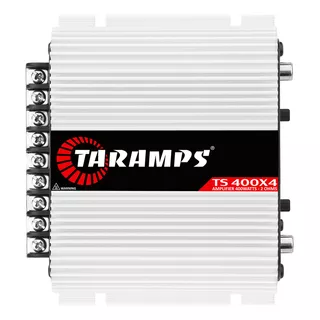 Modulo Taramps Ts400x4 400w 2 Ohms Rca Ts 400x4 Amplificador 400rms T400 4 Canais Som Automotivo Cor Branco