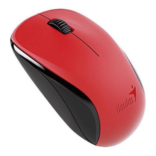 Mouse Inalambrico Genius Nx-7000 Banda 2.4ghz Windows Mac Color Rojo