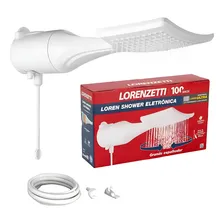 Chuveiro Loren Shower eletronico Ultra Branco 7500W 220V lorenzetti