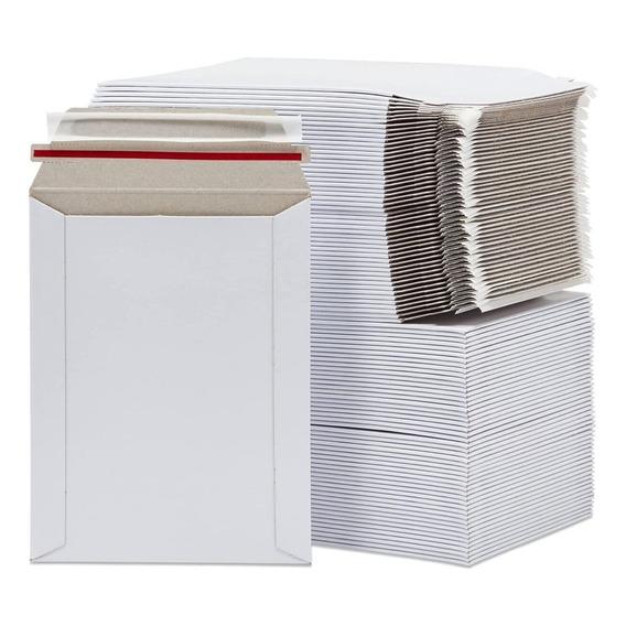 Sobre Bolsa Cartón Rígido Para S Blancos #3 | 23 X 29cm