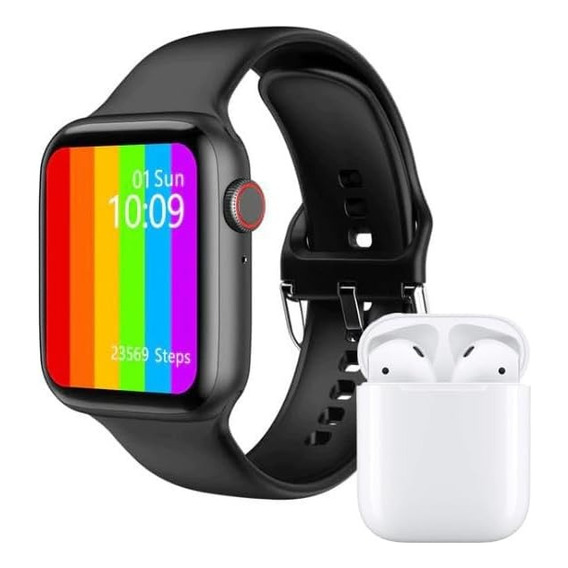 Juego De Audífonos Bluetooth 2 En 1 Smart Watch