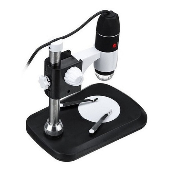 Microscopio 1600x Con Base Capilografo Usb Led