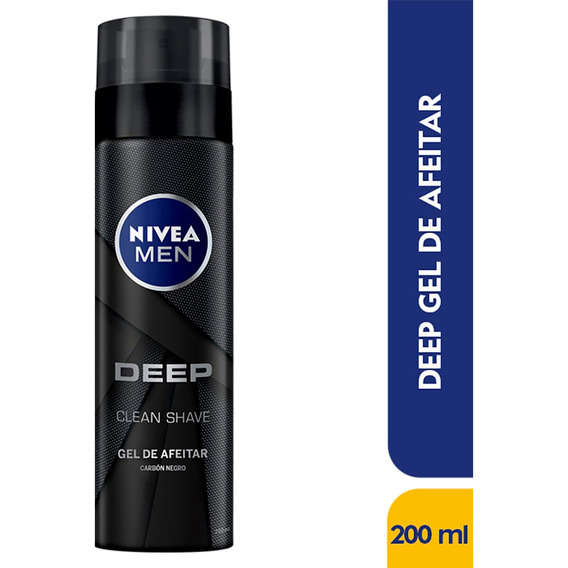 Gel De Afeitar Nivea Men Deep Clean Shave X 200ml