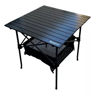 Mesa De Exterior Qusto 72974 De Aluminio Color Negro