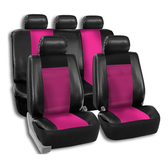 Funda Cubre Asiento Eco Cuero Juego Completo Universal 