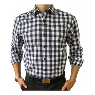 Camisa Cuadros Hombre Slim Fit - Dublín 