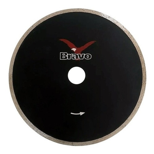 Disco Corte Diamantado Continuo Bravo 110 Mm Amoladora Color Negro