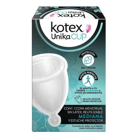 Copa Menstrual Kotex Mediana 1 Pieza