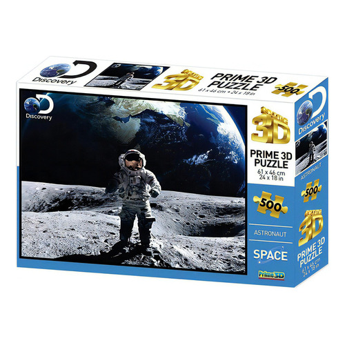 Puzzle Rompecabezas Prime 3d Astronauta 500 Piezas